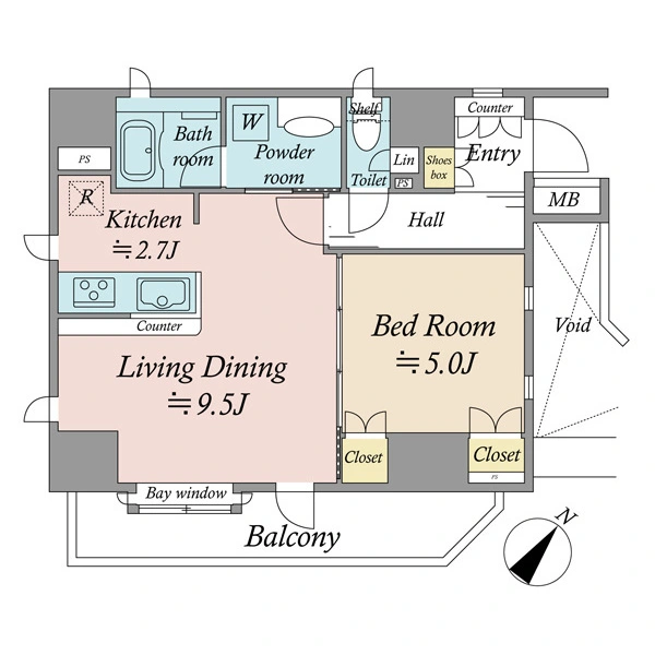 ザ・グランフォーリア目黒オープンスクエア 間取図