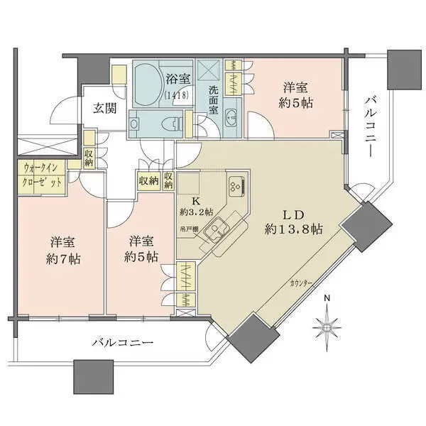 ミッドサザン・レジデンス御殿山 間取図