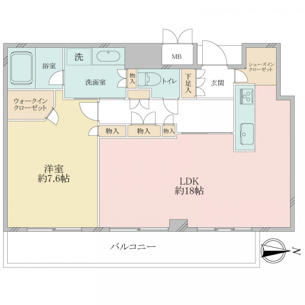 ローレルタワーサンクタス梅田 間取図