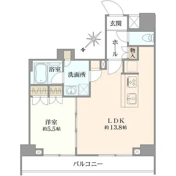 ＡＸＡＳ文京千駄木 間取図