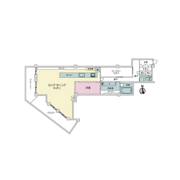 ザ・シーン城北アストロタワー 間取図
