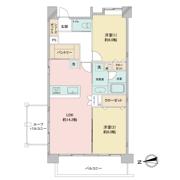 ファミール三鷹グランデージ 間取図