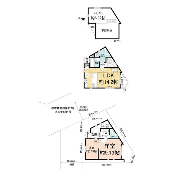 葛飾区東水元１丁目 間取図