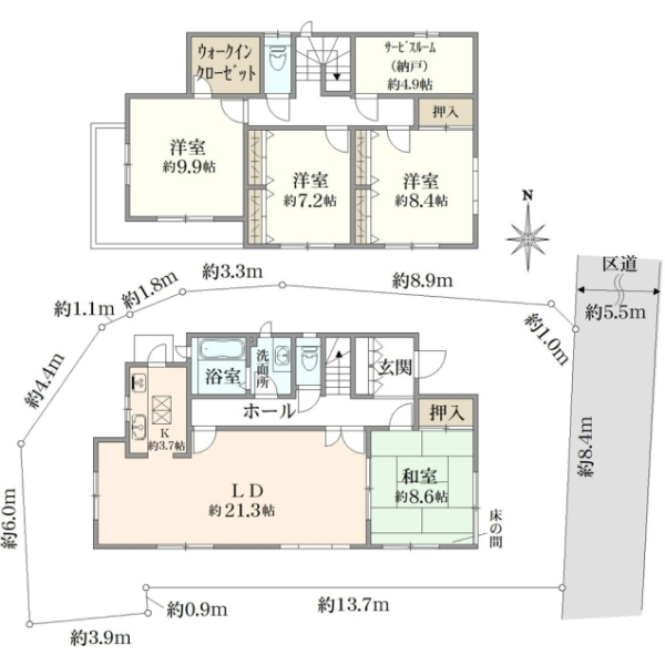 練馬区富士見台３丁目 間取図