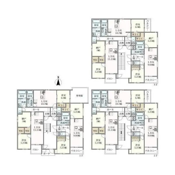 大阪市旭区高殿2丁目 間取図