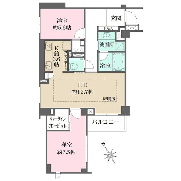 グランドメゾン中目黒ＴＨＥＣＬＡＳＳ 間取図