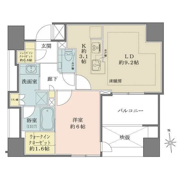 ザ・パークハウス上前津フロント 間取図