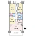 クレストプライムレジデンス　プロムナード七番街 間取図