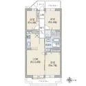 東建ニューハイツ花小金井 ６９．３７平米／２ＳＬＤＫ／東向き／両面バルコニー／独立性の高い玄関ポーチ・門扉付き