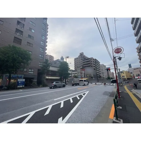 文京区千駄木４丁目 前面道路（不忍通り）