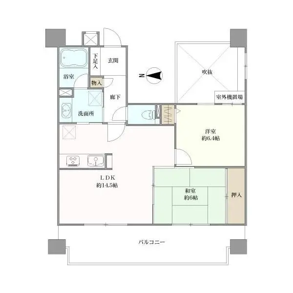 サンパーク千代田 間取図