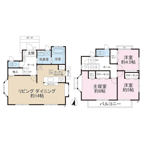 藤沢市鵠沼神明４丁目 間取図