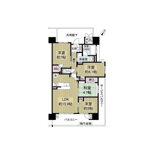 プレミスト守口レイグラード 間取図