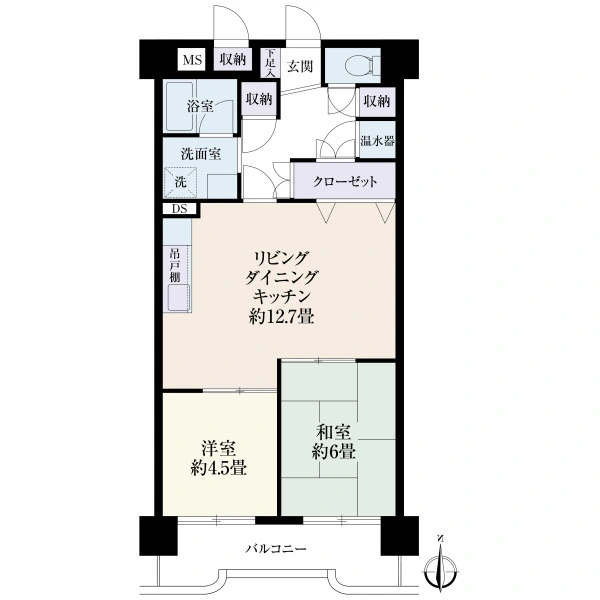 シティコーポ道頓堀 間取図
