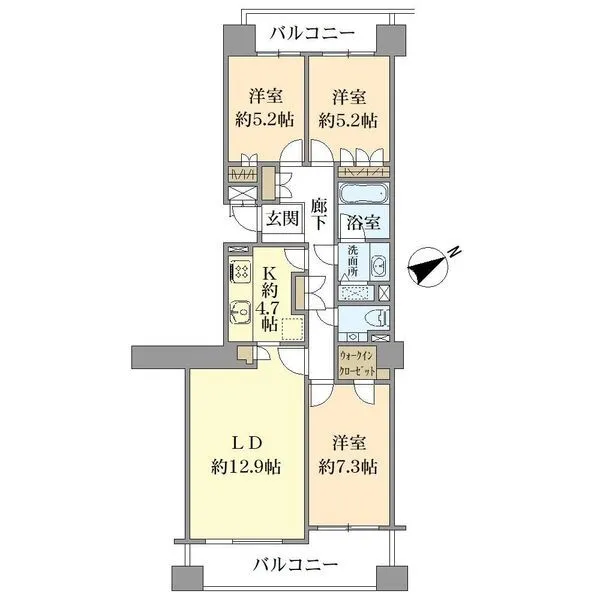 ファミールグラン三田伊皿子坂 間取図