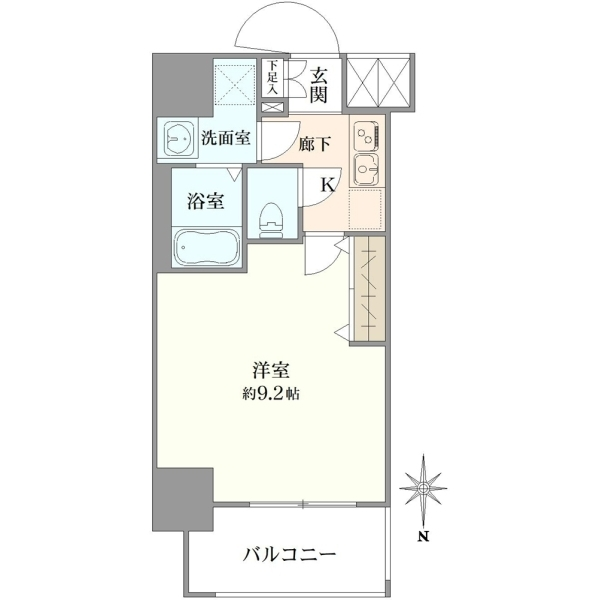 メインステージ心斎橋ＥＡＳＴ 間取図