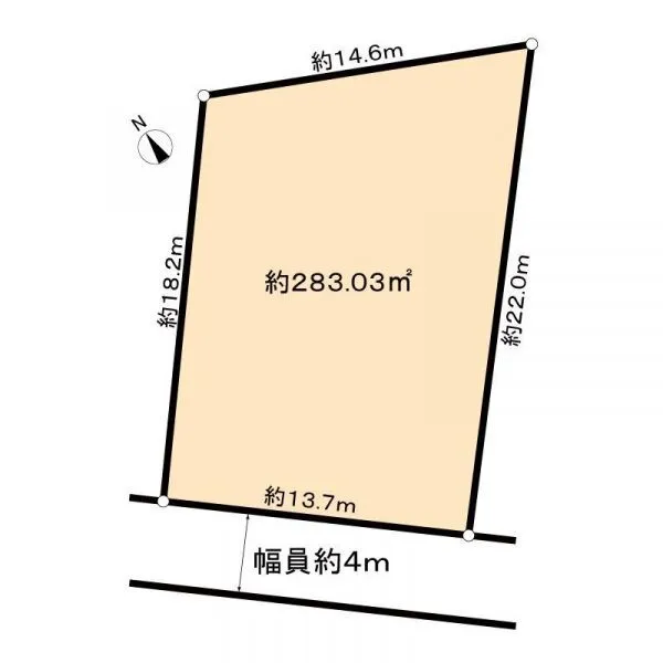 東大阪市西上小阪 間取図