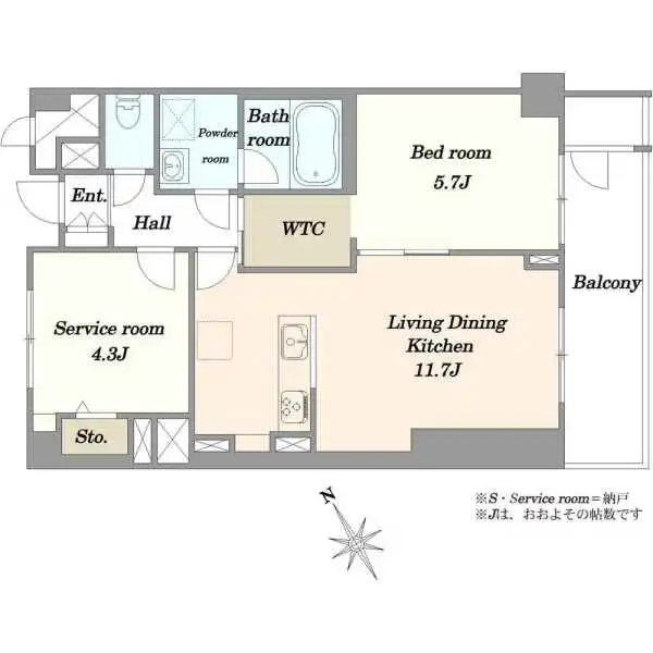 自由ヶ丘アーバンライフ 間取図