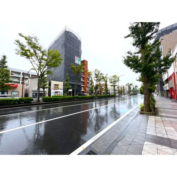 コアメゾン川崎 前面道路（2026年9月撮影）