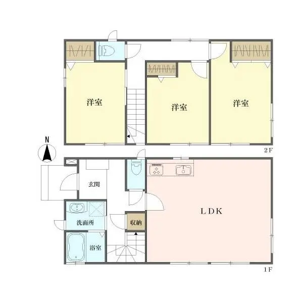 長久手市前熊溝下 間取図