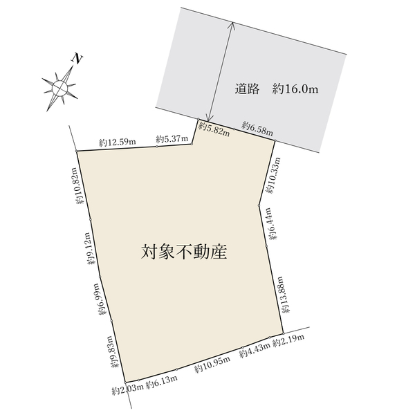 相模原市中央区田名 間取図