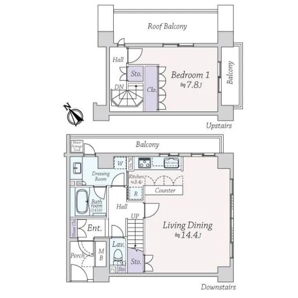 グランリビオにじが丘 間取図