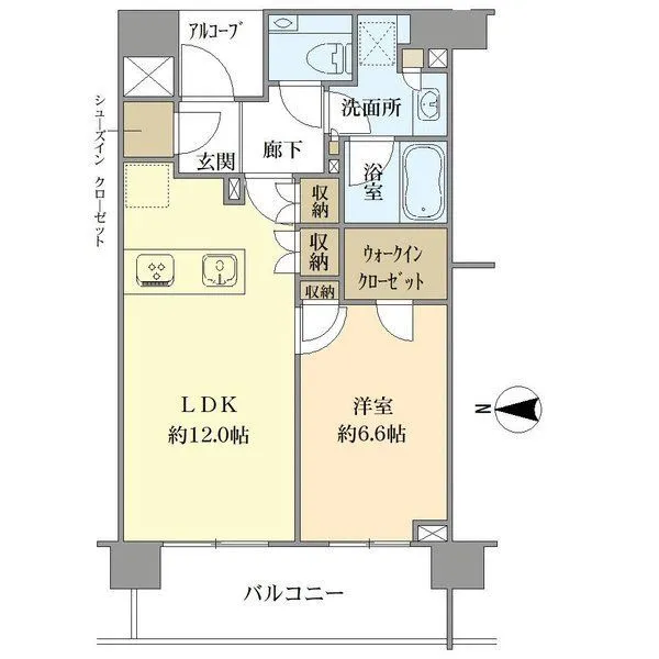 アトラス中野南台 間取図