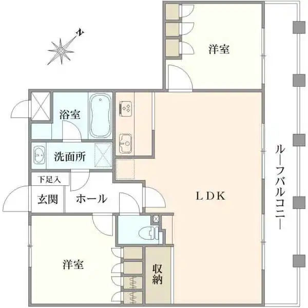 ＮＩＣアーバンハイム二俣川 間取図