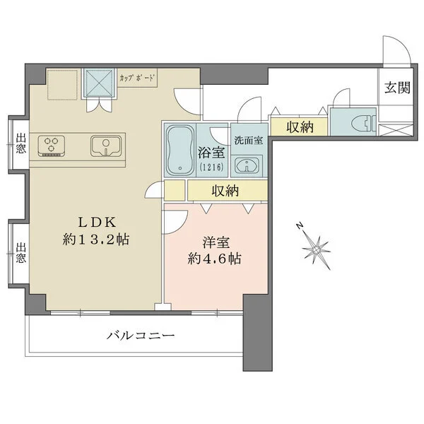 キャニオンマンション文京西片 間取図