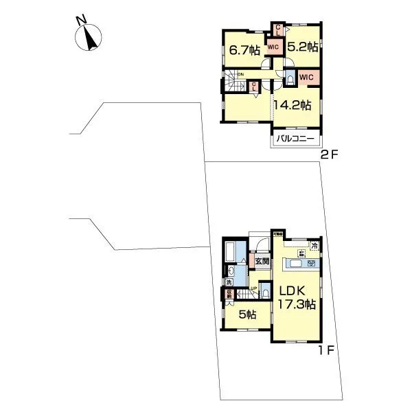 柏市大室 間取図