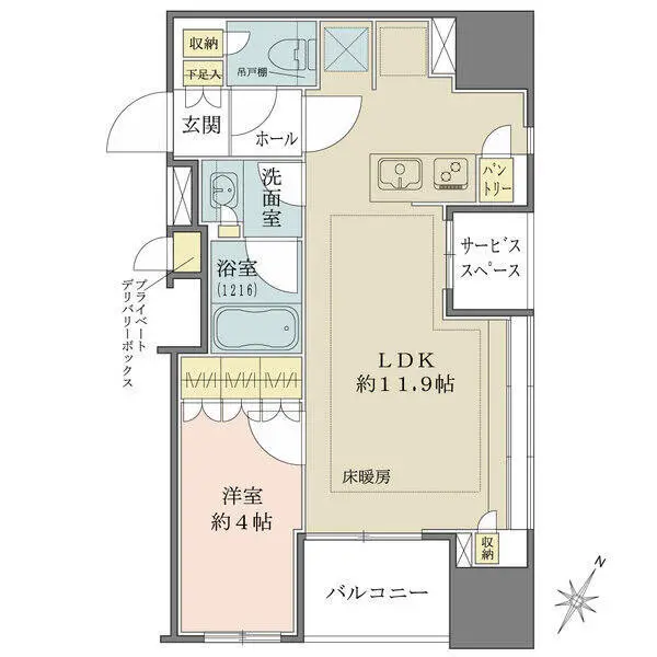 パークホームズ渋谷松濤 間取図