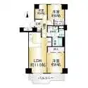 茨木レックスマンション 間取図