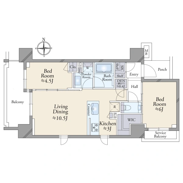 シティハウス千代田外神田 間取図