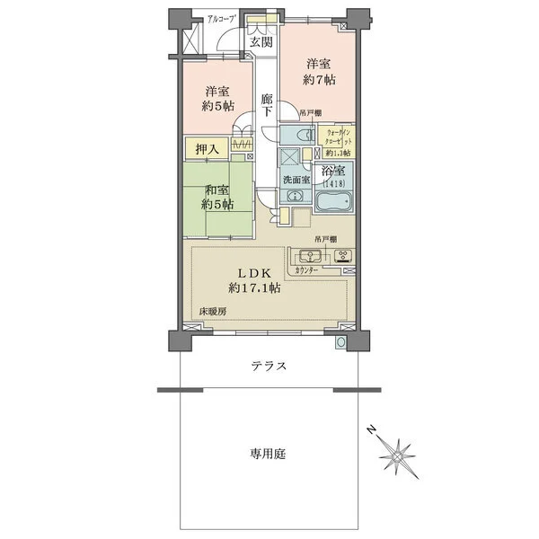 ＢＥＬＩＳＴＡ長後 間取図