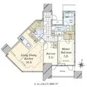 パークコート渋谷ザタワー 間取図