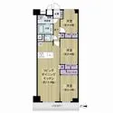 イトーピア東大島マンシヨン 間取図