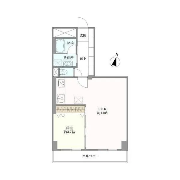 大森ハイツ 間取り図