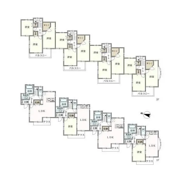 国分寺市光町３丁目 間取図