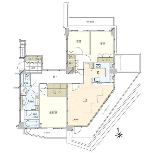 ノーツ目黒青葉台 間取図