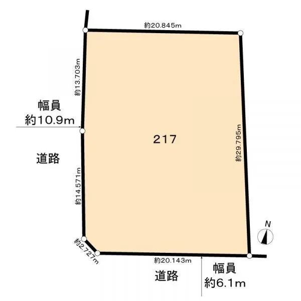 名古屋市昭和区宮東町 区画図
