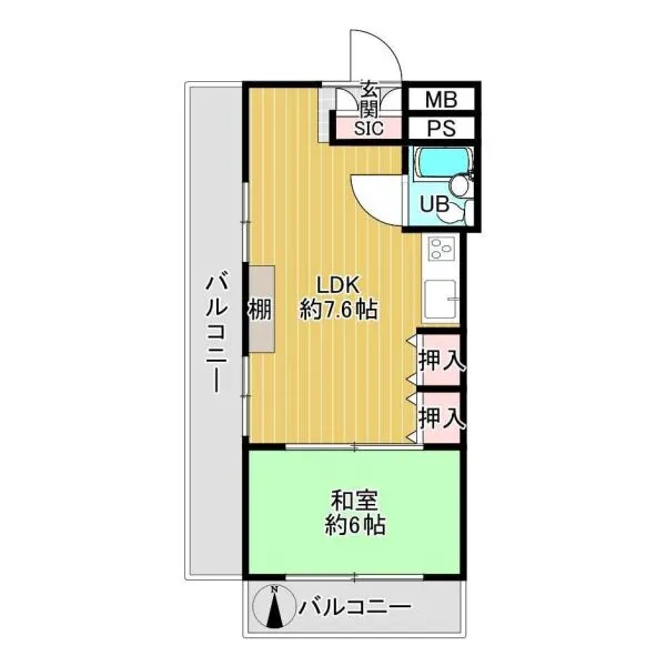 グラントピア玉造 間取図