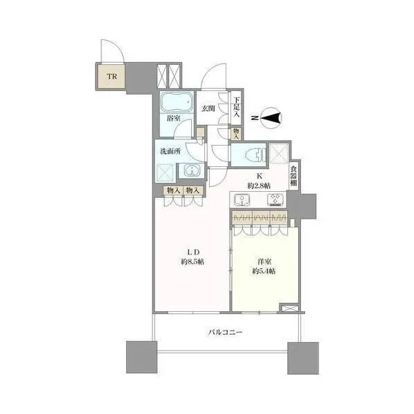パークシティ大崎ザタワー 間取図