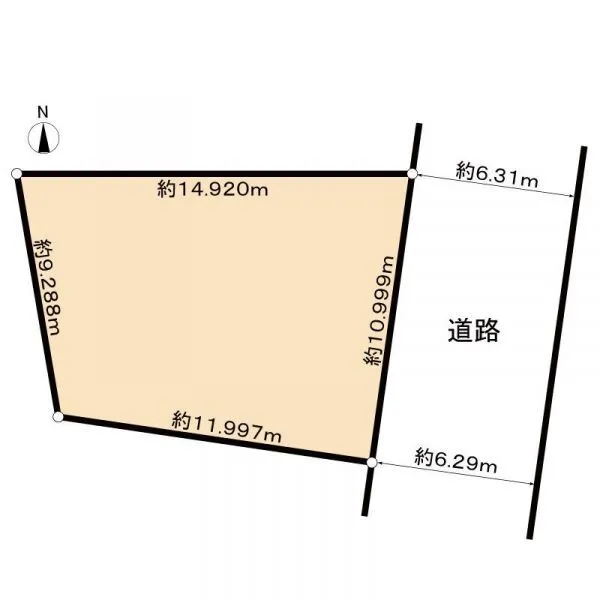名古屋市昭和区前山町2丁目 区画図