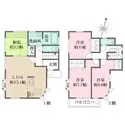 横浜市磯子区岡村７丁目 LDKは約15.1帖。各居室や水回り、階段など各所に窓があり、陽当り＆通風良好。各和洋室に収納有。