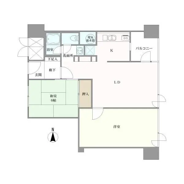 スカイハイツトーカイ 間取図