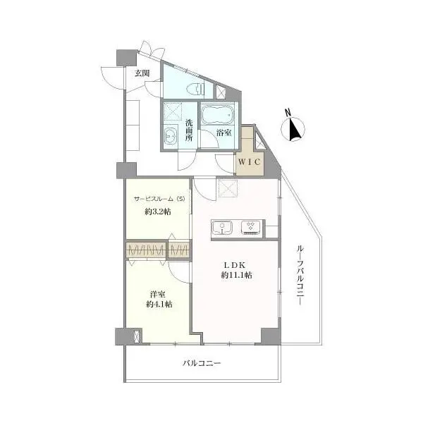 サンライズ鷺宮 間取図