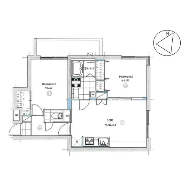 シャンボール生麦 間取図