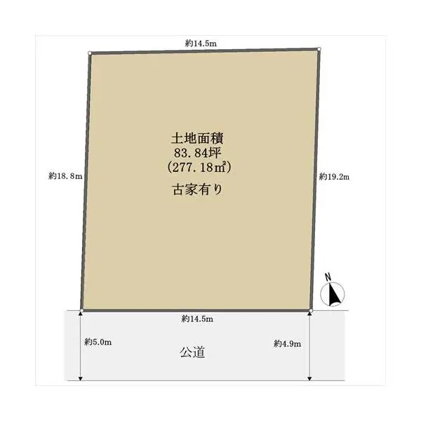 豊中市緑丘４丁目 区画図