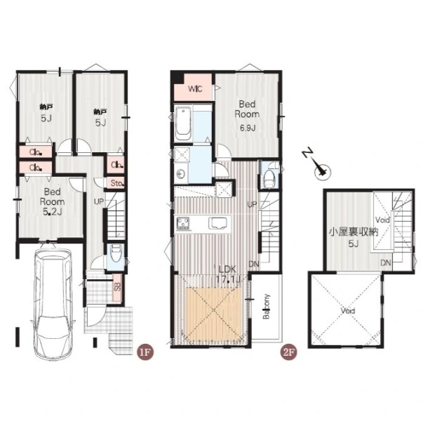 杉並区井草２丁目 間取図