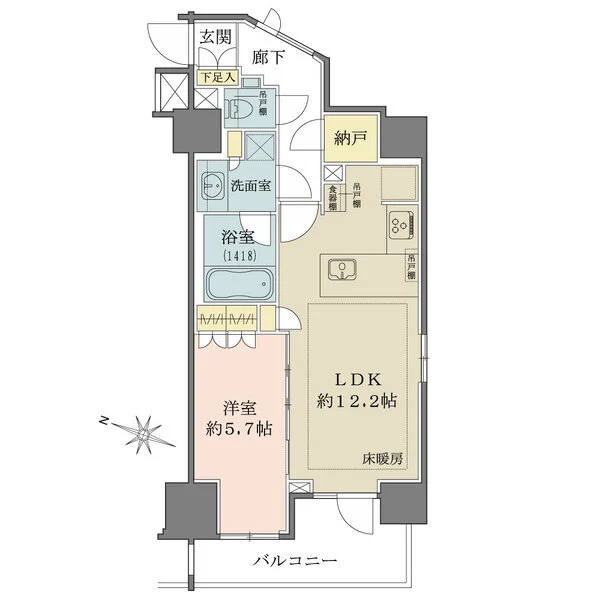 オープンレジデンシア文京本駒込 間取図